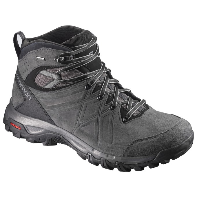 Zapatillas Trekking Salomon Hombre Negras - Salomon Argentina EVASION 2 MID LTR GTX® ,417028-AQR